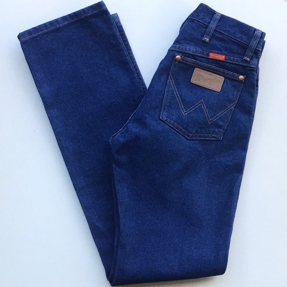 Wrangler vintage style blue western Straight Jeans